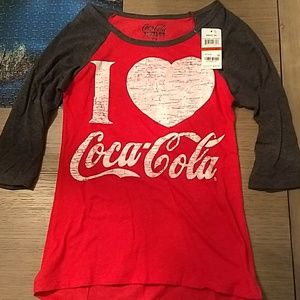 BRAND NEW I love Coca-Cola t-shirt